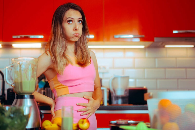 femeie sufera de balonare