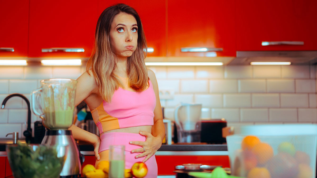 femeie sufera de balonare